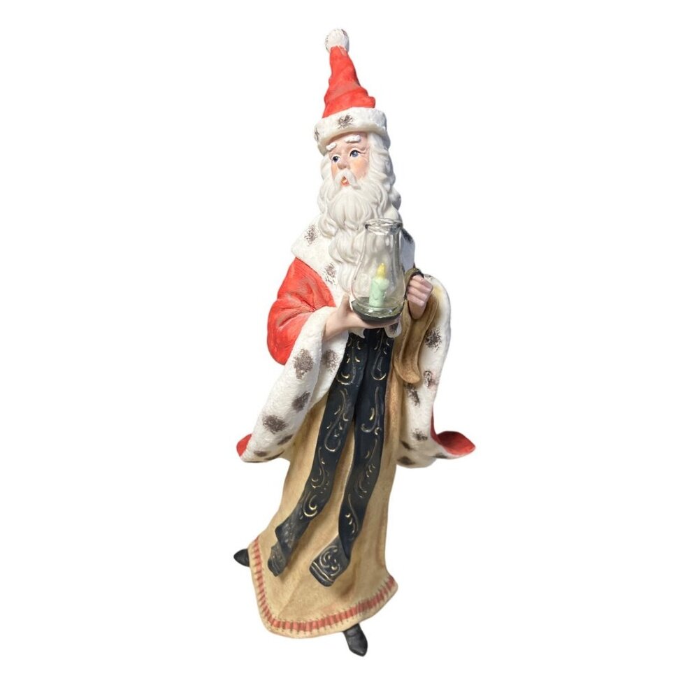 Sarah's Attic Spirit Of Christmas Guiding Light Santa Figurine